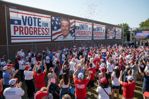 Custom Printed Political Banners Campaign Rally Outdoor Lifestyle