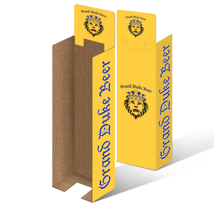 Custom Printed Cardboard Case Stacker Displays -10 pieces