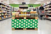 Daisy Corrugated Base Pallet Wrap Lifestyle