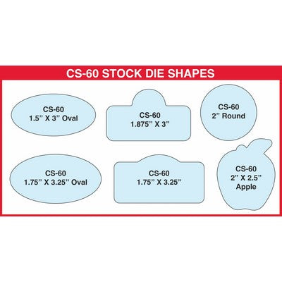 Custom Printed Die Cut Shaped Name Badges-250 pieces