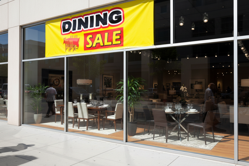 Dining Sale Vinyl Banner Furniture Store Lifestyle