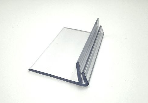 Clear Plastic Easel Sign Holders - 1/2"H x 2"L- 10 pieces