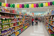 Easter Egg Tissue Garland 12-Pack Retail Lifestyle