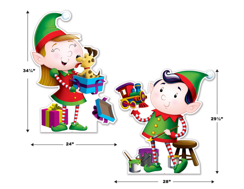 Elves Display Prop Standees