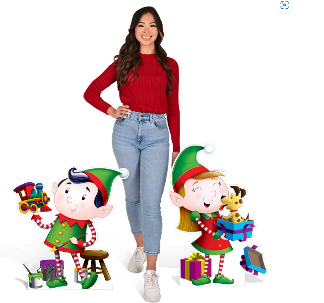 Elves Display Prop Standees
