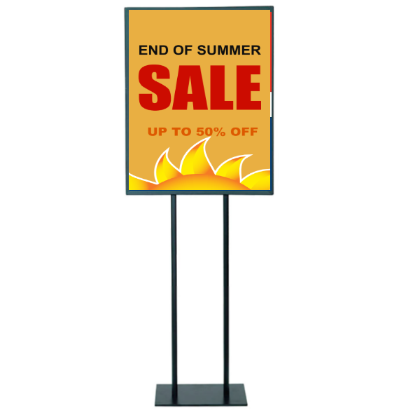 End of Summer Sale Standard Posters-Floor Stand Stanchion Signs-Value Pack