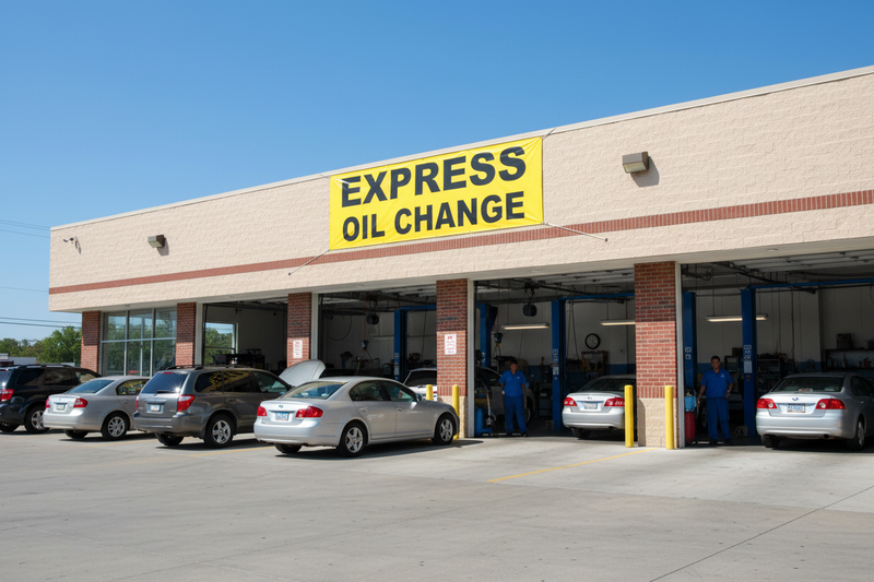Express Oil Change Vinyl Banner Quick Lube Auto Shop Lifestyle