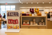 Fall Sale Shelf Sign Lifestyle Image
