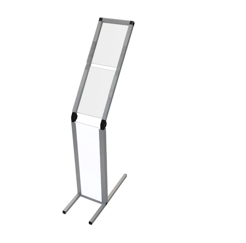 Floor Stand Sign Holder with Two Sign Pockets