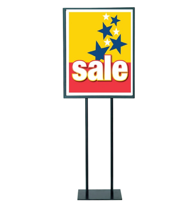 Sale Stars Poster-Floor Stand Stanchion Sign 22 W x 28 H