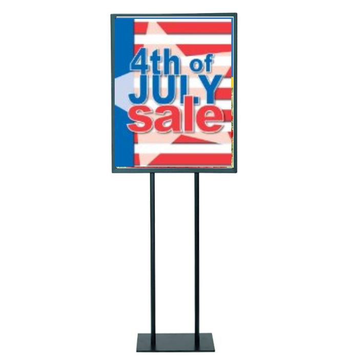 July 4th Sale Posters-Floor Stand-Stanchion Signs-Value Pack
