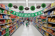 Football Display Decoration Kit 25-Piece Retail Lifestyle
