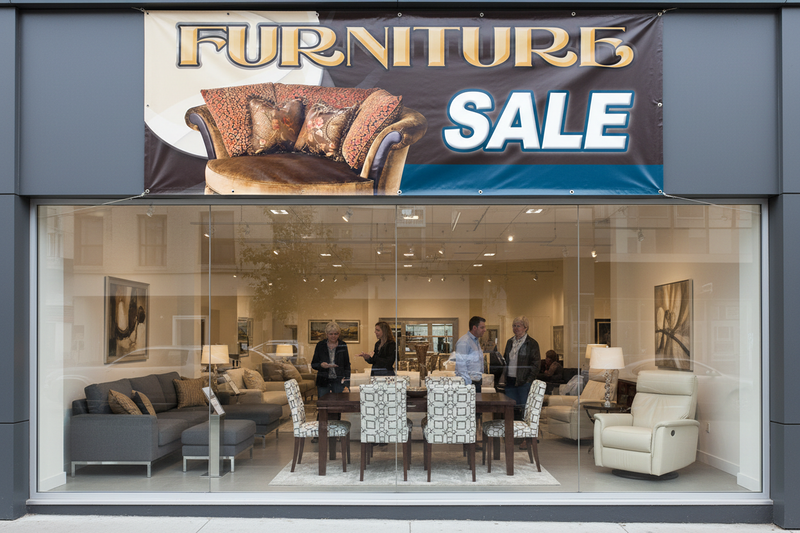 Furniture Sale Vinyl Banner 5 Showroom Lifestyle