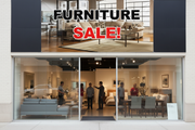 Furniture Sale Vinyl Banner-Room Showroom Lifestyle
