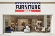 Furniture Sale Vinyl Banner Showroom Lifestyle