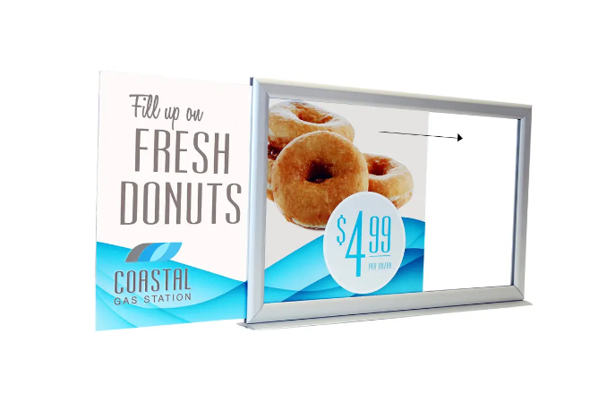 Aluminum Gas Pump Topper Frame-12" x 20"
