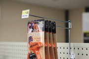 Gondola Peg Hooks - top of pegboard