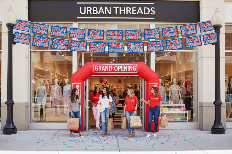 Grand Opening Pennant String Lifestyle