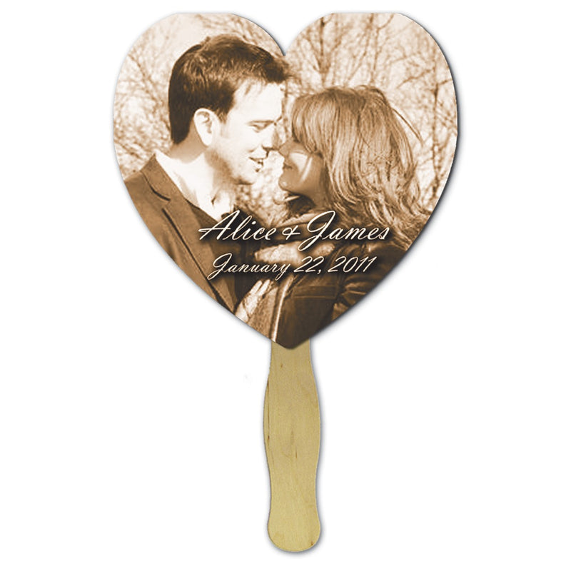 Die Cut Hand Fans-Custom Printed