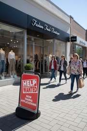 Help Wanted Swing Sign Lifestyle