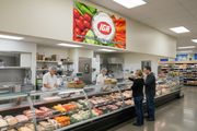 IGA Deli Department Vinyl Banner Supermarket Deli Counter Lifestyle