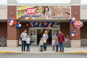 IGA Market Anniversary Semi-Custom Vinyl Banner 5x3 Supermarket Lifestyle