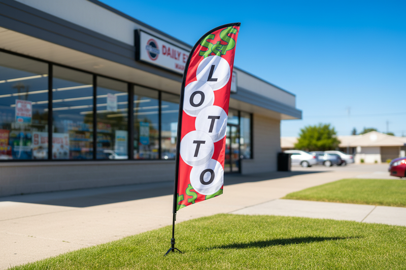 Lotto Feather Flag Lifestyle