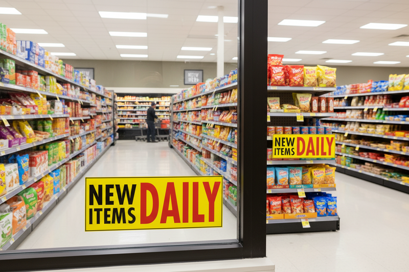 New Items Daily Sign Lifestyle