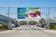 Now Open Car Wash Banner Lifestyle