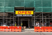 Open During Remodeling Banner Retail Lifestyle