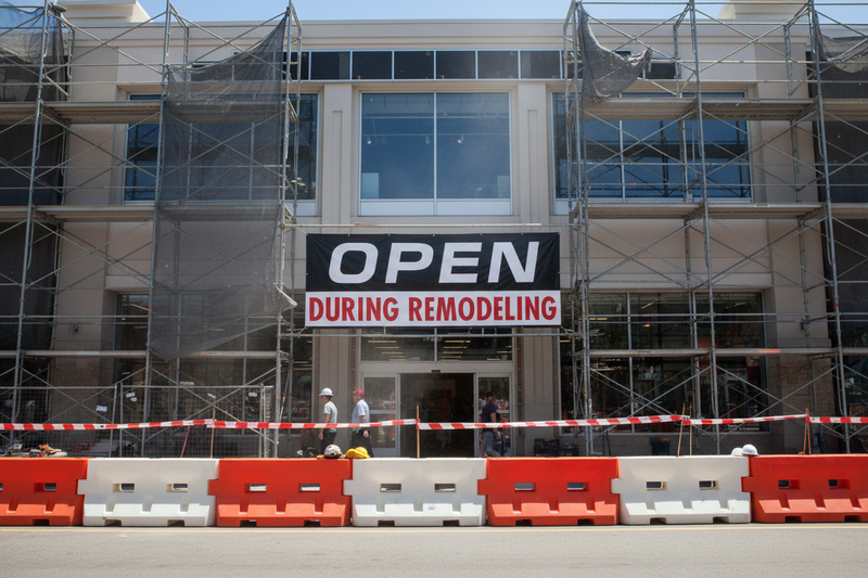 Open During Remodeling Banner Retail Lifestyle