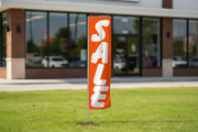 Orange Sale banner flag original artwork lifestyle image