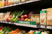 Organic Shelf Signs - 7x4 Lifestyle