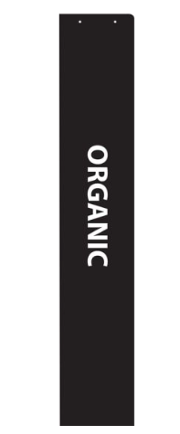 Organic Aisle Invaders Sign