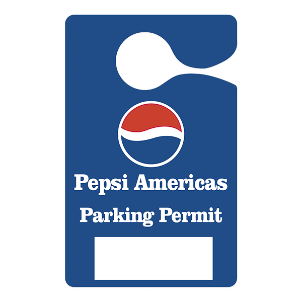 Hanging Parking Permits Custom Printed-125 pieces