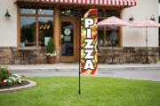 Pizza banner flag original artwork lifestyle image