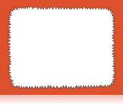 A red starburst-patterned shelf sign with a white background designed to display price information.