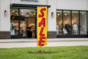 Sale banner flag original artwork lifestyle image
