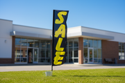 Sale Feather Flag Kit Black Yellow Lifestyle