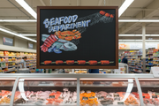 Seafood Department Price Board Lifestyle