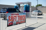 Soft Touch Car Wash Banner Lifestyle
