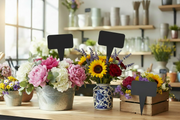 Strict border-free black chalkboard spear picks