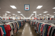 Thrift Store Juniors Hanging Aisle Marker Sign Lifestyle