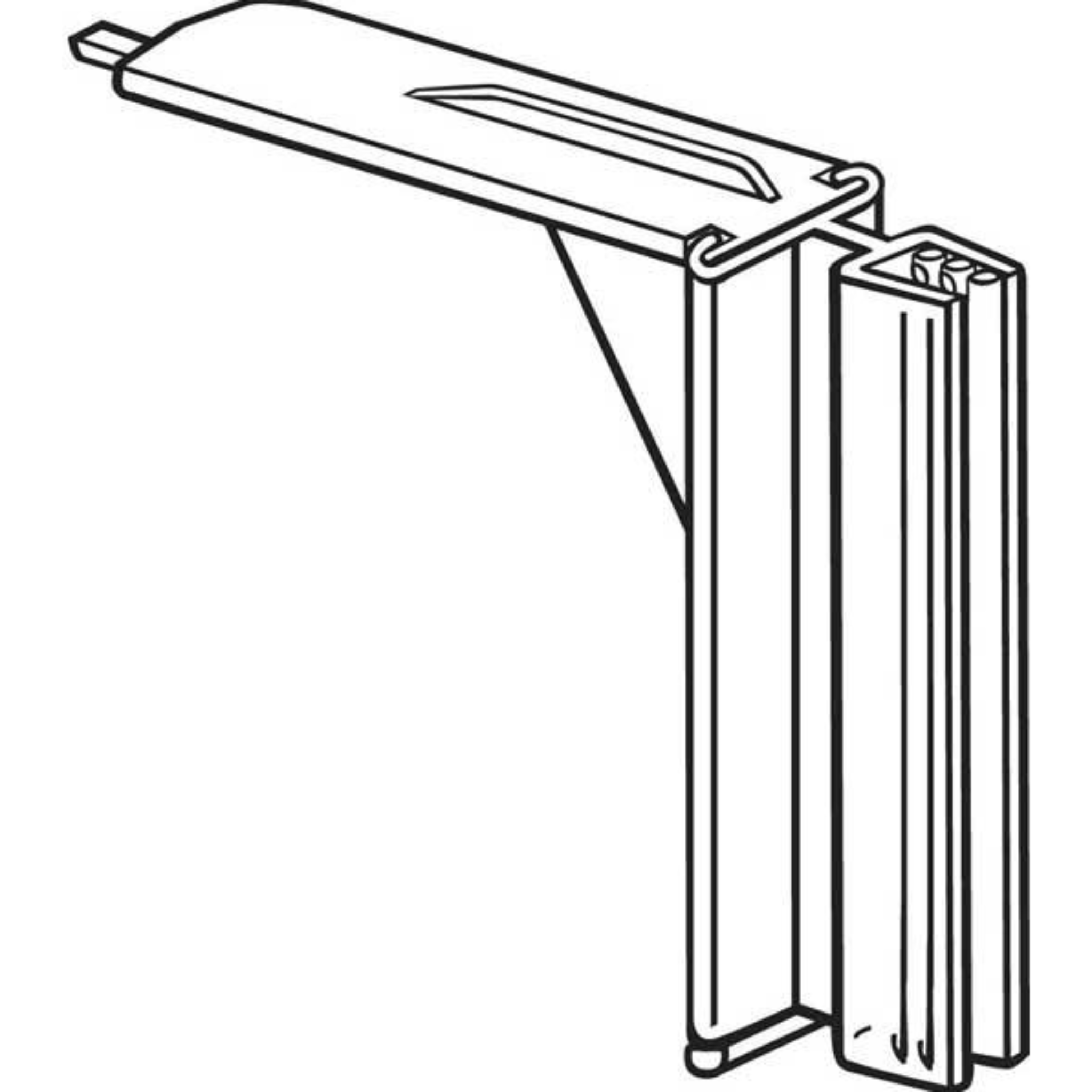 Shelf Top Super Gripper Metal Sign Holders- Ailse Invaders- 2 pieces ...
