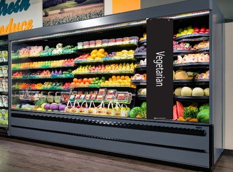 Vegetarian Aisle Invaders Sign Kit