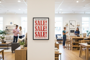 Weekend Sale Window Sign - Retail Lifestyle
