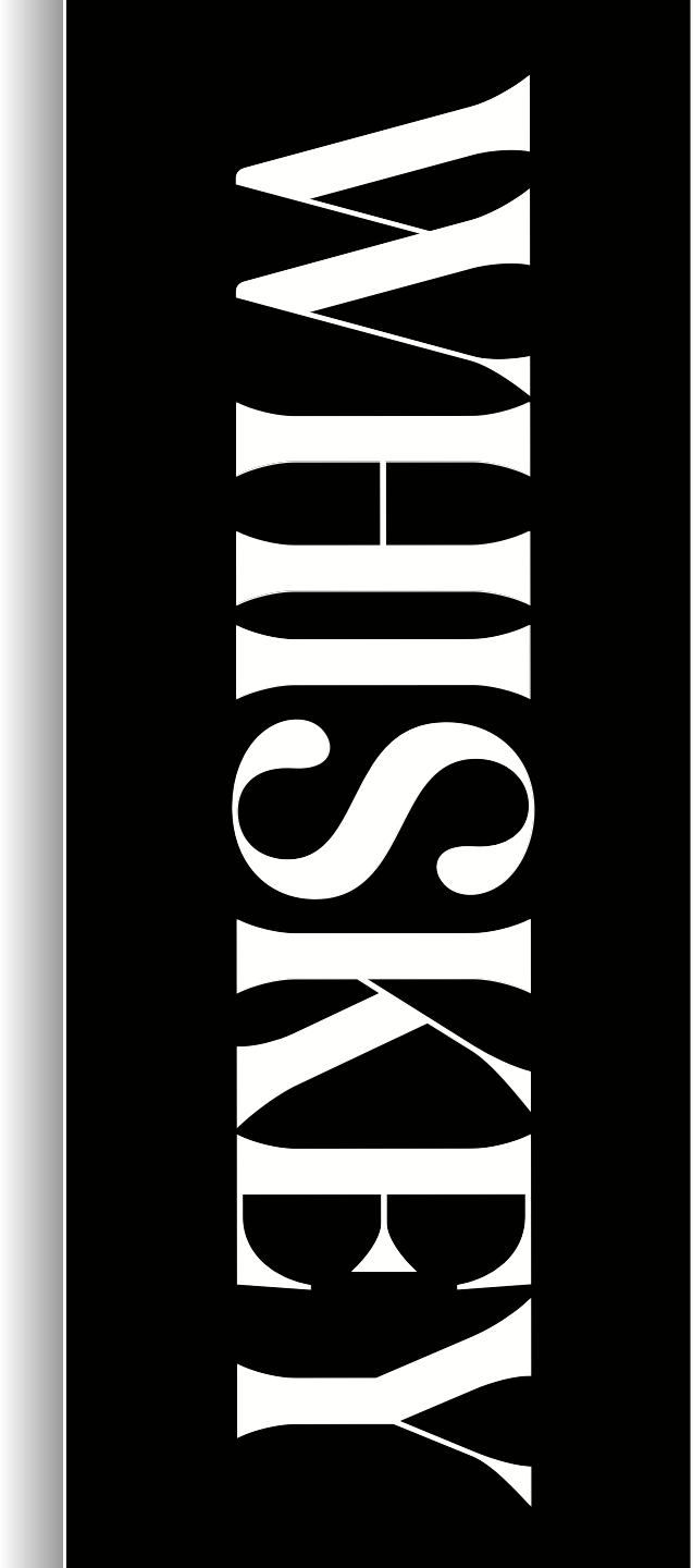 Liquor Store Whiskey Aisle Violator Blade Sign & Hardware