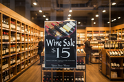 Wine Sale Signs - Retail Lifestyle