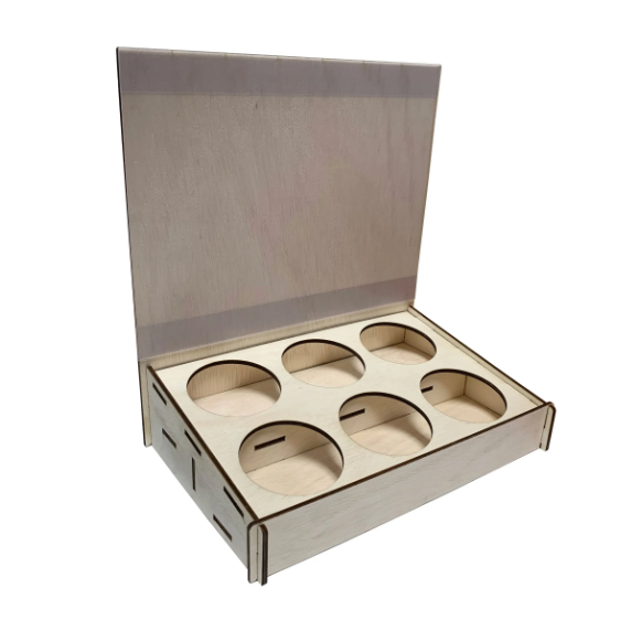 Can Wooden Table/Counter Display Stand