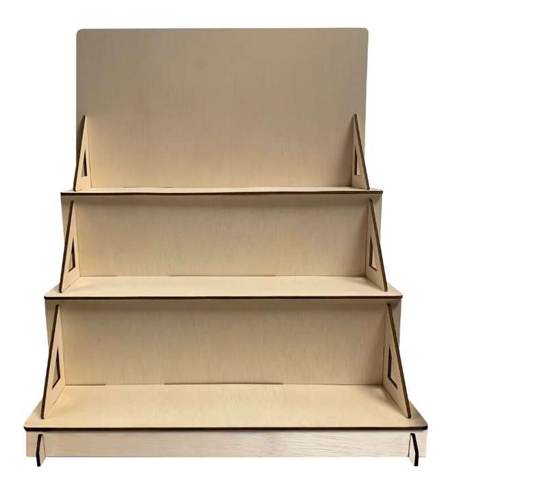 Wooden 3 Tier Table/Counter Display Stand